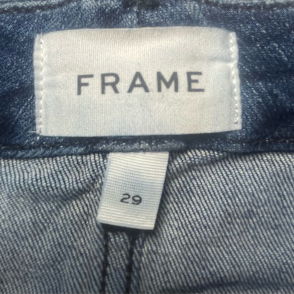FRAME Le Mini Boot Slit Jeans Mid-Rise Waist Women’s Size 29 - Picture 2 of 6